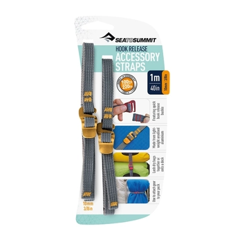 Стяжний ремінь Sea To Summit Accessory Straps with Hook Release, 10 мм - 1 м (STS ATDASH101.0) - фото