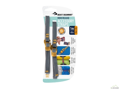 Стяжний ремінь Sea To Summit Accessory Straps with Hook Release, 10 мм - 1 м (STS ATDASH101.0) - фото