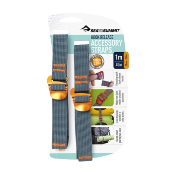 Стяжний ремінь Sea To Summit Accessory Straps with Hook Release, 20 мм х 1 м (STS ATDASH201. 0) - фото