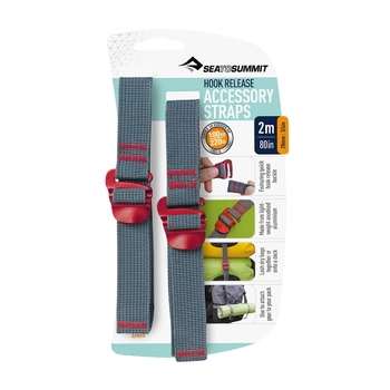 Стяжний ремінь Sea To Summit Accessory Straps with Hook Release, 20 мм х 2 м (STS ATDASH202. 0) - фото