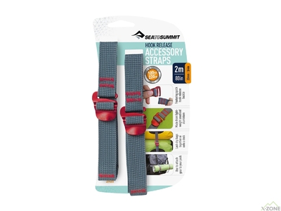 Стяжний ремінь Sea To Summit Accessory Straps with Hook Release, 20 мм х 2 м (STS ATDASH202. 0) - фото