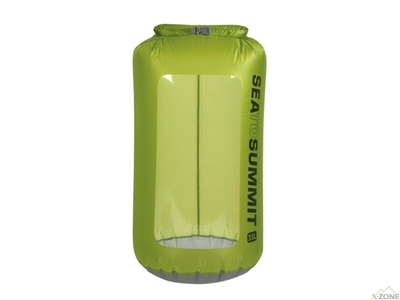 Гермомешок Sea To Summit Ultra-Sil View Dry Sack 13L green (STS AUVDS13GN) - фото