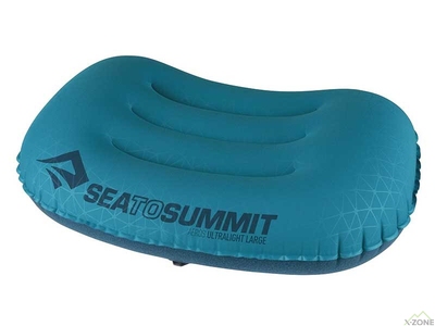 Подушка Sea To Summit Aeros Ultralight Pillow large aqua (STS APILULLAQ) - фото