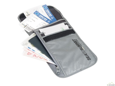 Кошелек нагрудный Sea To Summit Neck Wallet RFID grey (STS ATLNWRFID) - фото