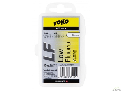 Мазь скольжения Toko LF Hot Wax yellow 40 г (550 1011) - фото