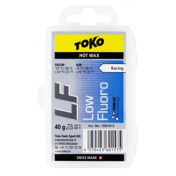 Мазь ковзання Toko LF Hot Wax blue 40 г (550 1013) - фото