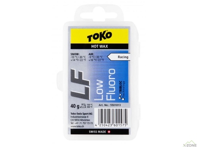 Мазь скольжения Toko LF Hot Wax blue 40 г (550 1013) - фото