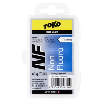 Мазь скольжения Toko NF Hot Wax blue 40 г (550 1003) - фото