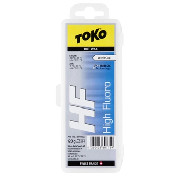 Мазь скольжения Toko HF Hot Wax blue 120 г (550 2023) - фото