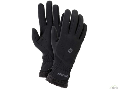 Перчатки Marmot Womens Fuzzy Wuzzy glove black (MRT 18410.001) - фото