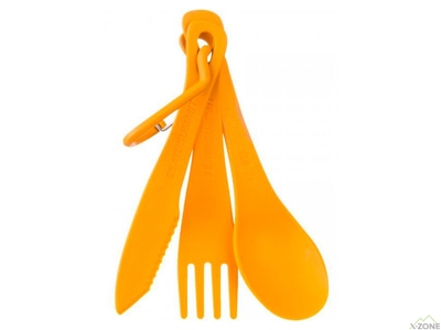 Набор столовых приборов Sea To Summit Delta Cutlery Set orange (STS ADCUTSETOR) - фото
