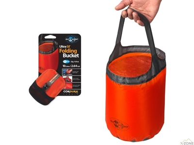 Ведро складное Sea To Summit Ultra-Sil Folding Bucket 10 л (STS AUSFB10) - фото