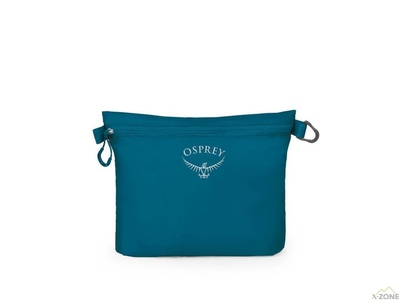 Органайзер Osprey Ultralight Zipper Sack Medium 5L, Waterfront Blue - фото