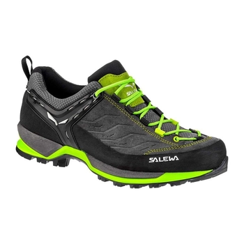 Кроссовки мужские Salewa MS MTN Trainer (серо-зеленые) - фото