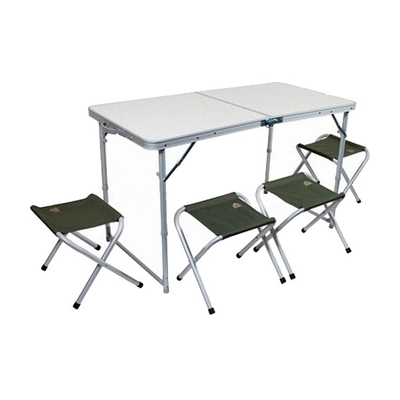 Комплект мебели Pinguin Set Table + 4 Stools green (PNG 621.Green) - фото