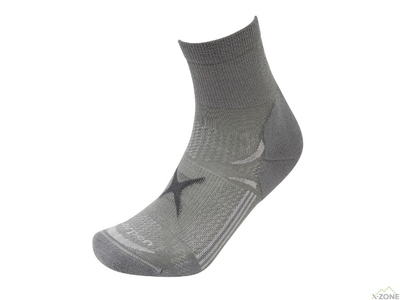 Шкарпетки Трекінгові Lorpen T3LS mid grey 4681 - фото