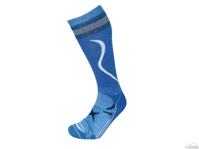 Шкарпетки гірськолижні Lorpen S3LM surf blue 4373 - фото