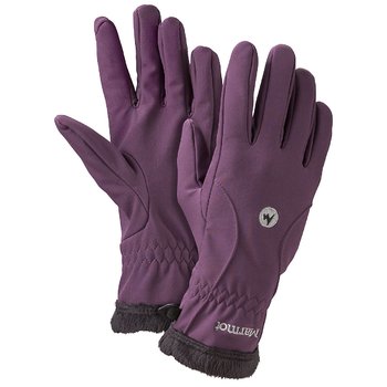 Перчатки Marmot Womens Fuzzy Wuzzy glove aubergine (MRT 18410.6387) - фото