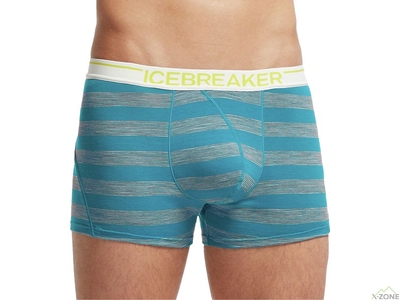 Термотруси чоловічі Icebreaker Anatomica Boxer Men 150 stripe alpine/metro (102 914 401) - фото