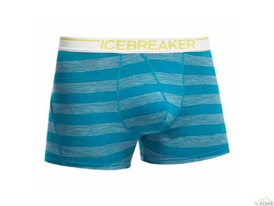 Термотрусы мужские Icebreaker Anatomica Boxer Men 150 stripe alpine/metro (102 914 401) - фото