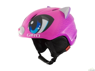 Шолом дитячий Giro Launch Plus pink Meow (7067876) - фото