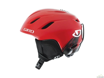 Шлем детский Giro Nine Jr красный Cosmos (7052275) - фото
