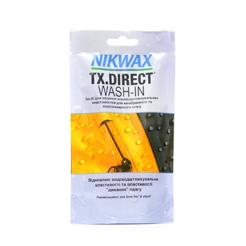 Просочення водовідштовхувальне Nikwax TX.Direct Wash-in 100 мл (NWTDW0100) - фото