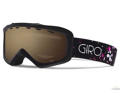Маска Giro Grade Flash Чорний Magenta Speckle / Amber Rose(7073233) - фото