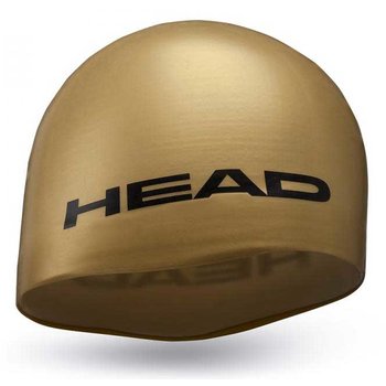 Шапочка для плавания Head Silicone Moulded золотая (455005/GO) - фото