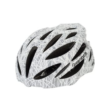 Шлем Green Cycle Alleycat серо-белый - фото