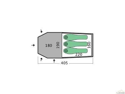 Палатка Pinguin Storm 3 (PNG 148.3) - фото