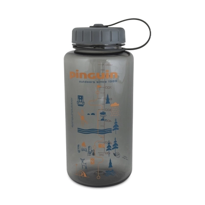 Фляга Pinguin Tritan Fat Bottle 1 L, Grey (PNG 806687) - фото