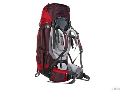 Рюкзак Deuter Aircontact 60 + 10 SL aubergine-cranberry (3320416 5518) - фото