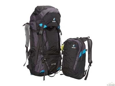 Рюкзак Deuter Quantum 60+10 SL black-turquoise (3510315 7321) - фото