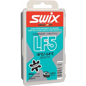 Низкофтористый парафин Swix LF5X  Turquoise 60 г (LF05X-6) - фото