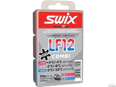 Низкофтористый парафин Swix LF12X Combi 54 г (LF12X-6) - фото