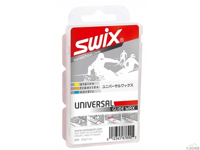 Универсальный парафин для лыж и сноубордов Swix U60 Universal Wax 60 г (U60) - фото