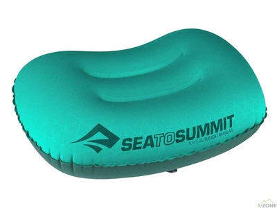 Надувная подушка Sea To Summit Aeros Ultralight Pillow Regular sea foam (STS APILULRSF) - фото