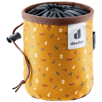Мешочек для магнезии Deuter Gravity Chalk Bag I, Cinnamon Blocks Umbra (3391322 6617) - фото