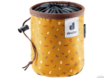 Мешочек для магнезии Deuter Gravity Chalk Bag I, Cinnamon Blocks Umbra (3391322 6617) - фото
