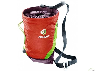 Мешочек для магнезии Deuter Gravity Chalk Bag II L papaya-aubergine (3391317 9511) - фото