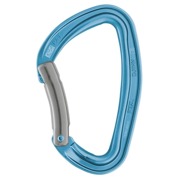 Карабін Petzl Djinn bent вигнутий синій (M060BA00) - фото