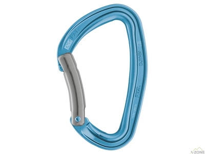 Карабін Petzl Djinn bent вигнутий синій (M060BA00) - фото