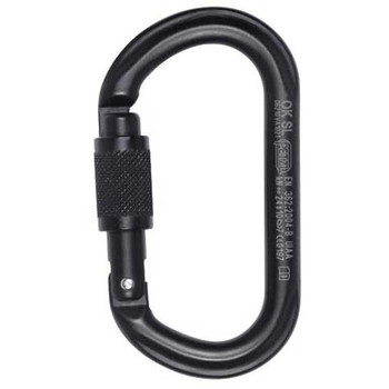 Карабін Petzl OK Screw-Lock чорний (M33A SLN) - фото