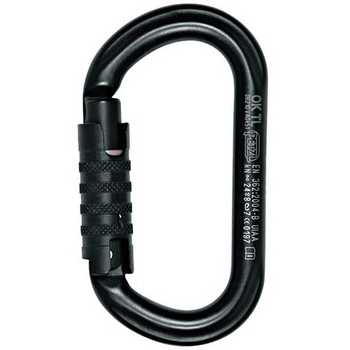 Карабін Petzl Ok Triact-Lock black (M33A TLN) - фото