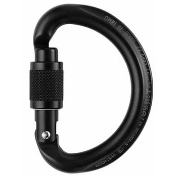 Карабин Petzl Omni Screw-Lock black (M37 SLN) - фото