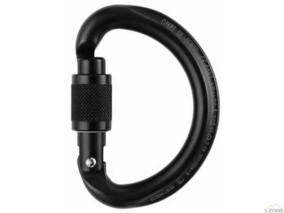 Карабін Petzl Omni Screw-Lock black (M37 SLN) - фото