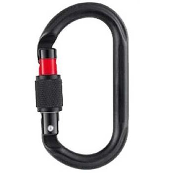 Карабин Petzl Oxan Screw-Lock black (M72A SLN) - фото