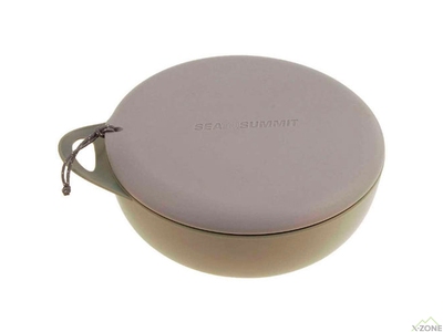 Миска Sea To Summit Delta Bowl With Lid - Grey/Grey (STS ADBOWLLIDGY) - фото