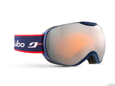 Маска Julbo Ison cat 3 dark blue-white-red (J74512128) - фото